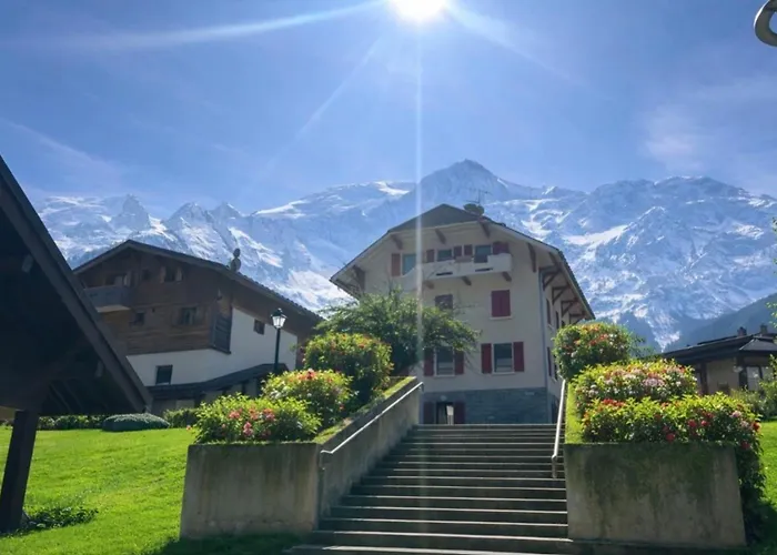 Cozy Mountain Summer Pool Parking Apartment Les Houches